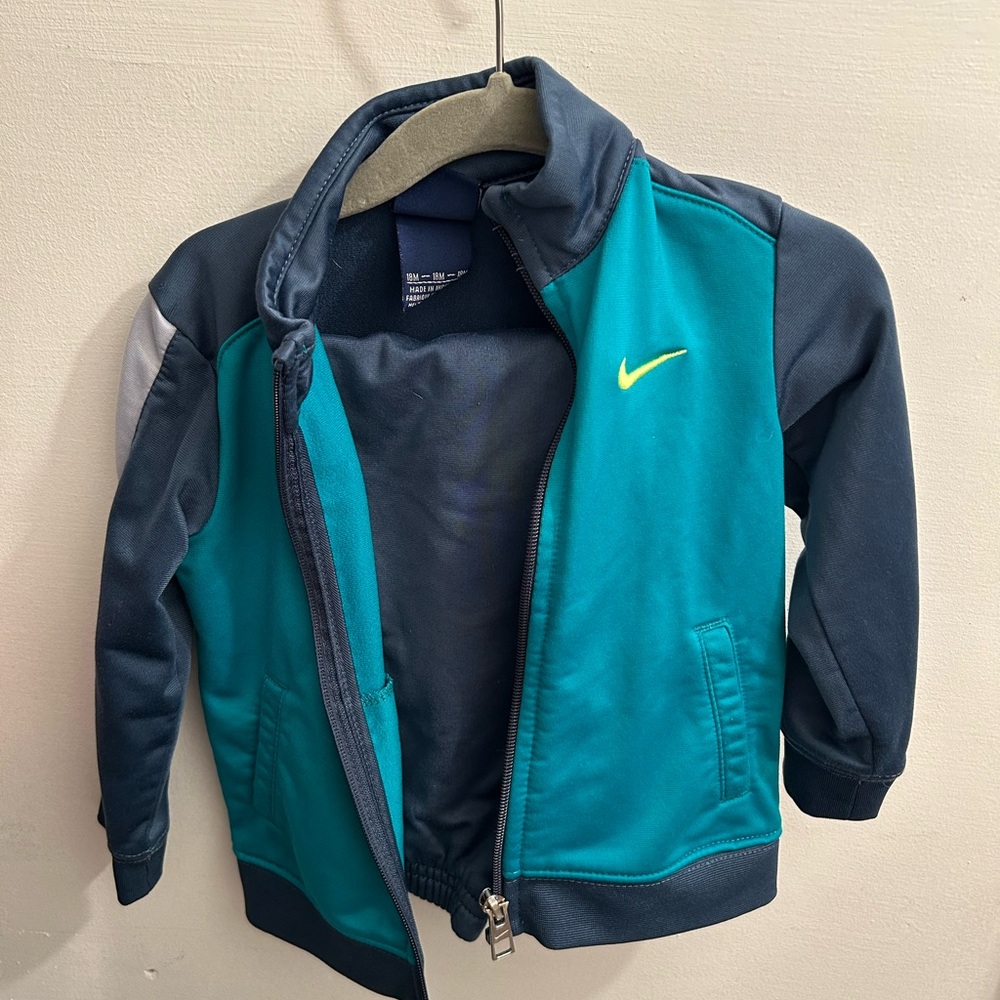 Nike Toddler Teal and Navy Jacket